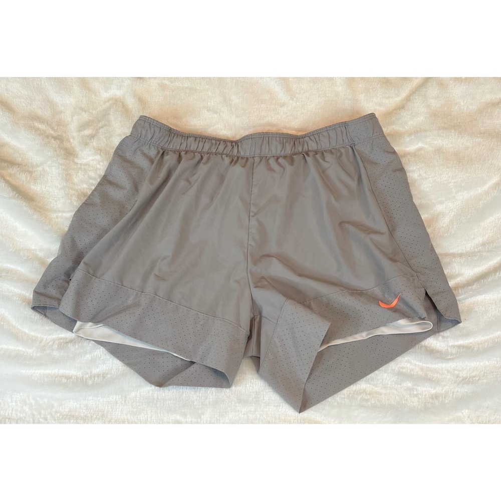 Nike Dri-fit Running Grey Shorts Size Large